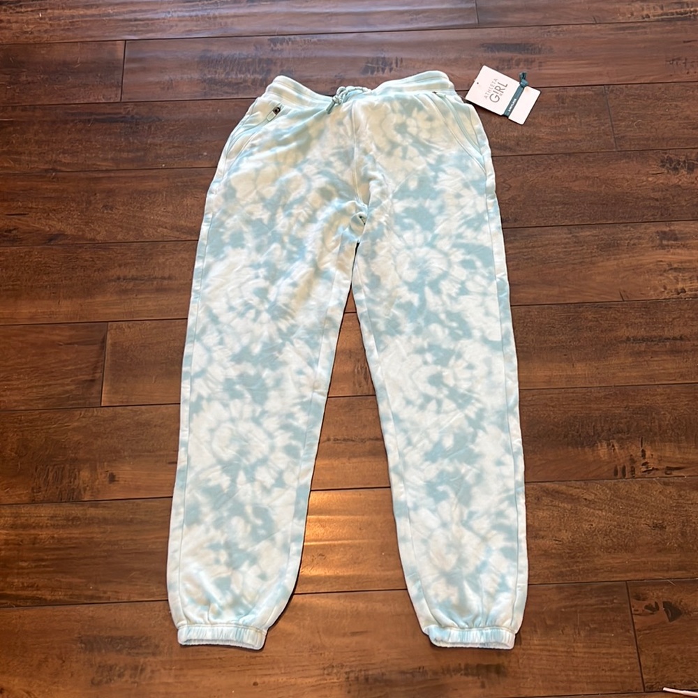 New with tags, Athleta girl, tie-dyed joggers